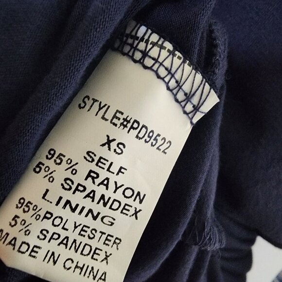 PAPERMOON Solid All Blue Sleeveless Long Pullover Maxi Wendilynn Dress Womens XS - Picture 6 of 7